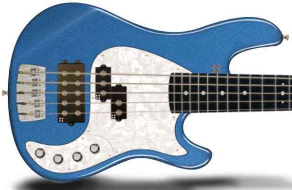 Sandberg California II VT5 & VM5 Pickguard, Whitepearl
